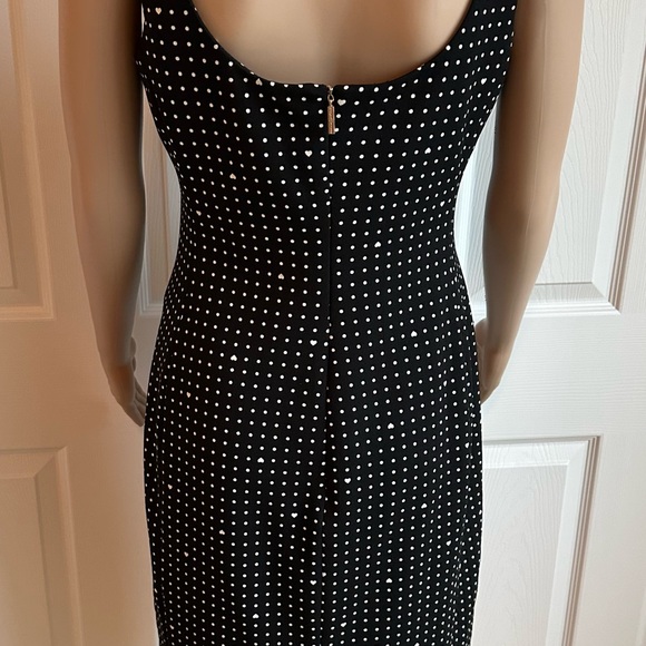 KARL LAGERFELD Black and White Midi Dress - Picture 3 of 13